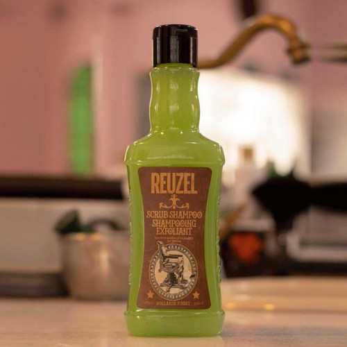 Reuzel Scrub Shampoo 350ml - Απολεπιστικό σαμπουάν μαλλιών - Βαθύς καθαρισμός με φυσικές μικροκάψουλες