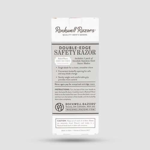 Ξυριστική Μηχανή Rockwell R1 Gunmetal - Grooming - Μηχανισμός πεταλούδας
