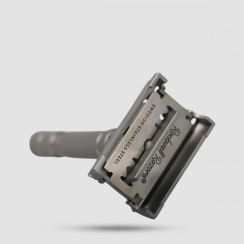 Rockwell T2 Stainless Steel Safety Razor - Adjustable with continuous dial