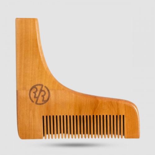 Beard Shaper Rockwell - Grooming - Ξύλινος οδηγός γενιών με αντιστατική χτένα