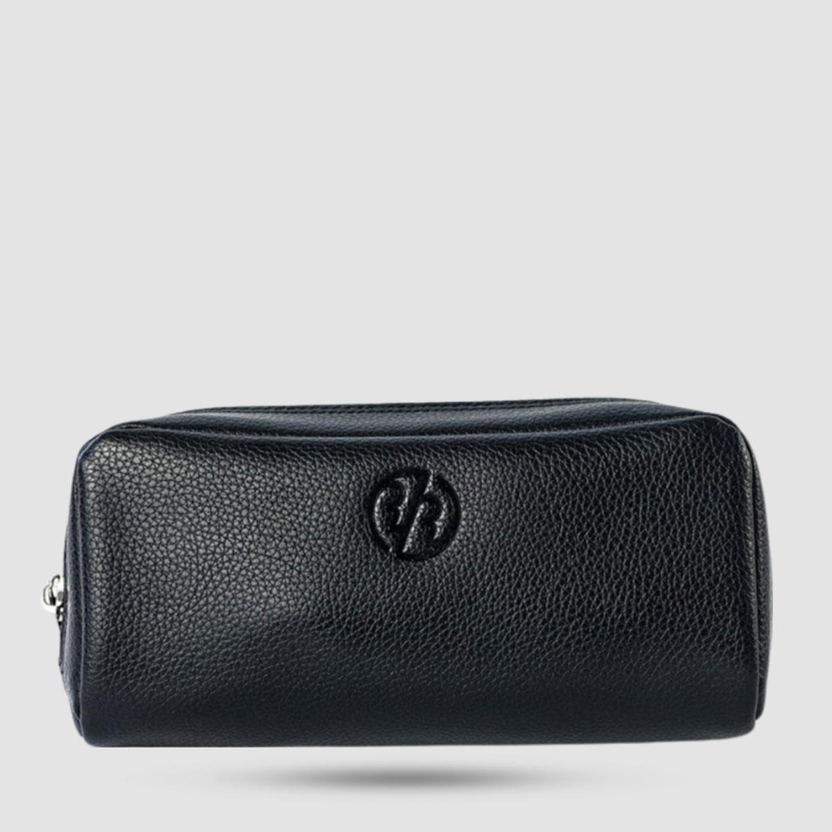 Ανδρικό Νεσεσέρ Rockwell - Grooming - Χειροποίητο από γνήσιο μαύρο δέρμα