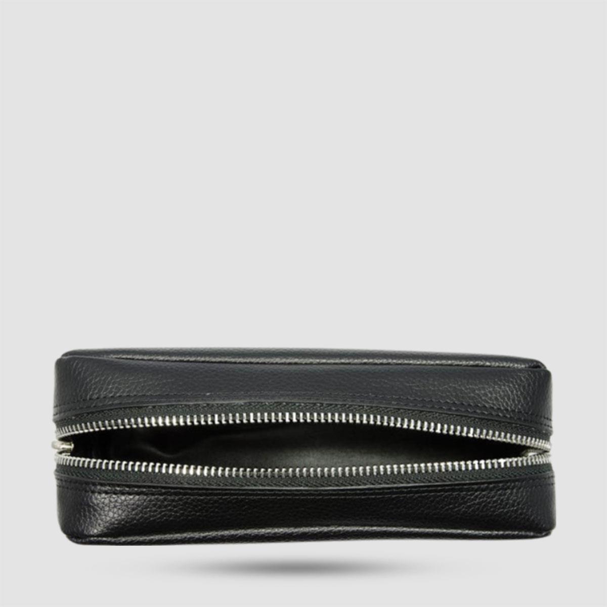 Ανδρικό Νεσεσέρ Rockwell - Grooming - Χειροποίητο από γνήσιο μαύρο δέρμα