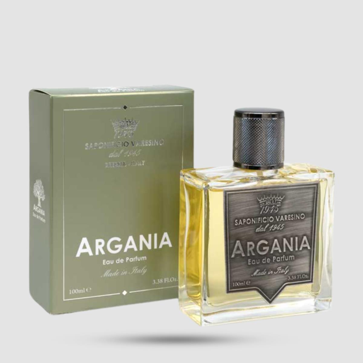 Eau De Parfum Argania Saponificio Varesino - Ανδρικό άρωμα - Oriental gourmand με μύρρα και βανίλια