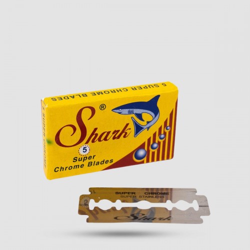 Ανταλλακτικές Λεπίδες Ξυρίσματος Shark Super Chrome - Λεπίδες Double Edge - Τριπλή επίστρωση