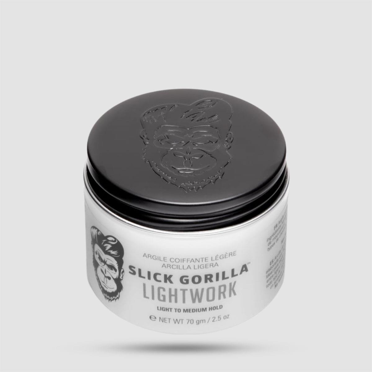 Πηλός Μαλλιών Lightwork Slick Gorilla - Grooming - Ματ φινίρισμα με ελαφριά στήριξη