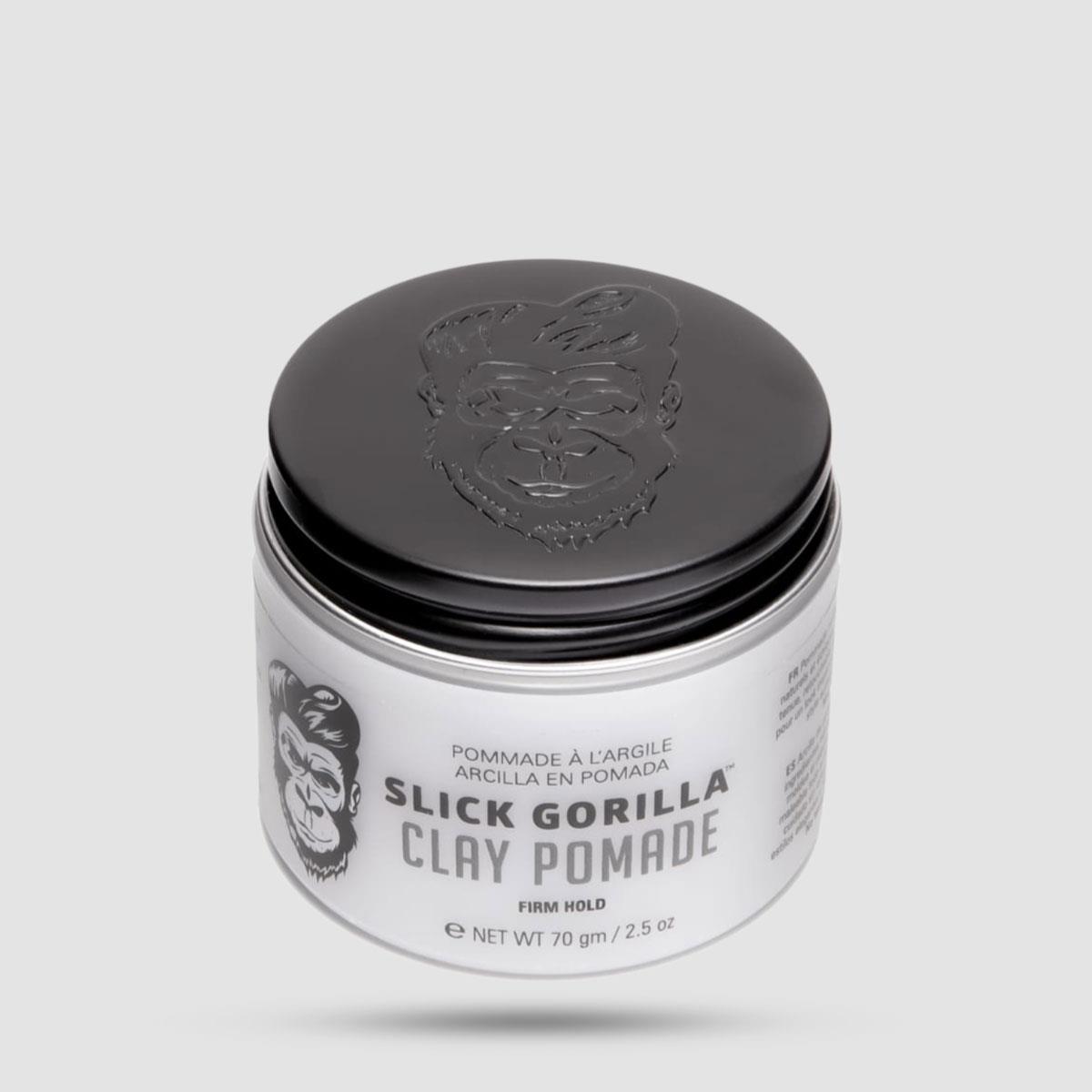 Clay Pomade Slick Gorilla 70g - Πομάδα Styling - Matte finish με δυνατή κράτηση