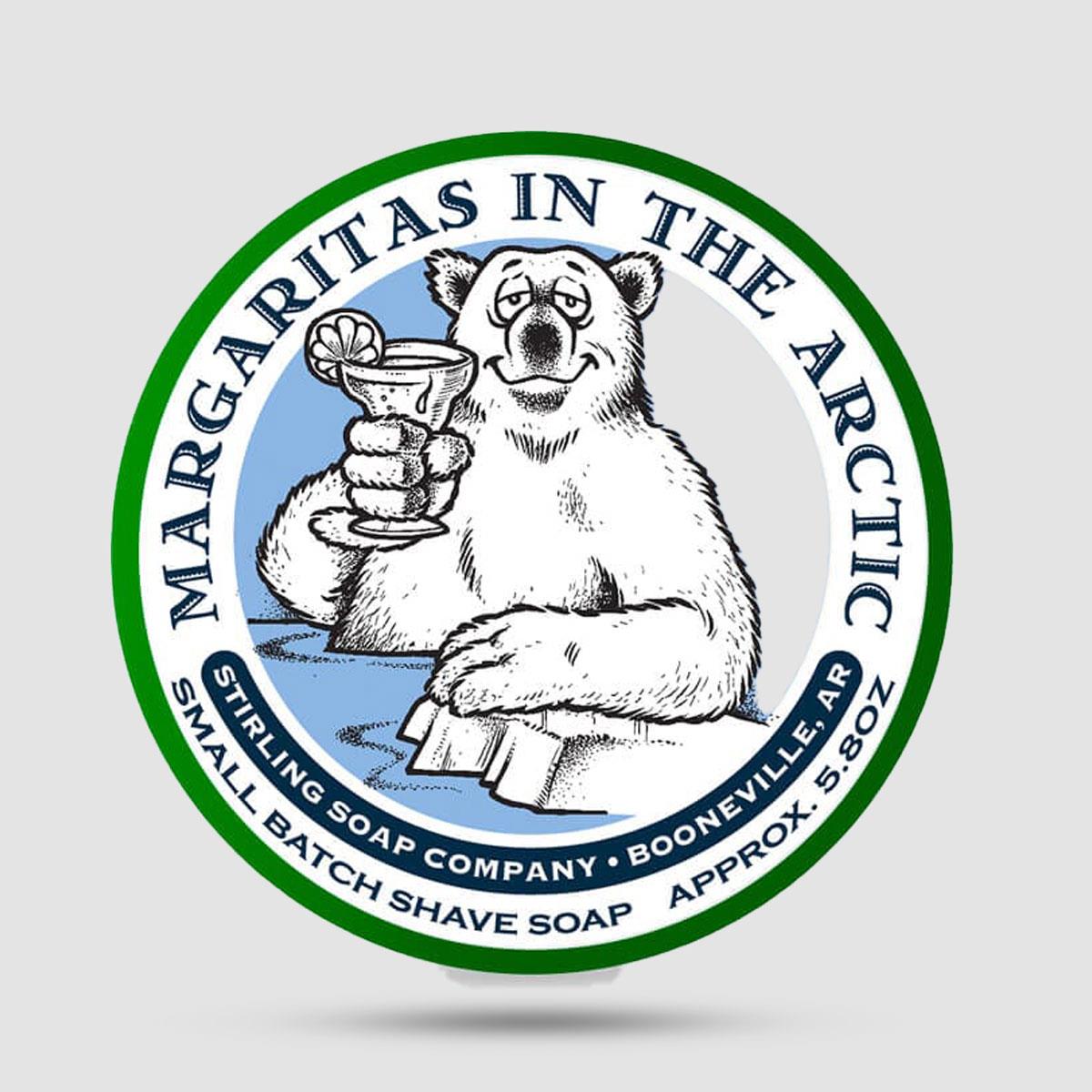 Σαπούνι Ξυρίσματος Margaritas in the Arctic Stirling Soap Company - Σαπούνι με μενθόλη και άρωμα lime