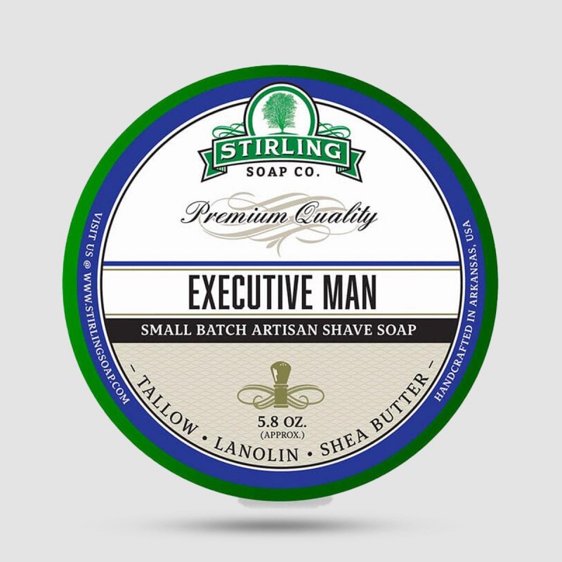 Shaving Soap - Stirling Soap Company - Executive Man 170ml