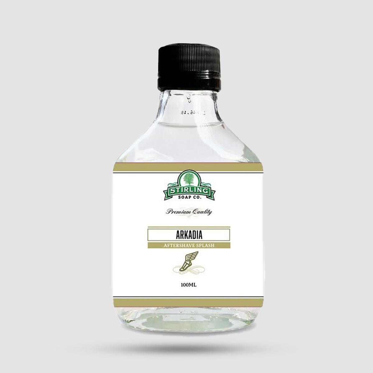Arkadia Aftershave Splash Stirling Soap Company - After Shave Lotion - Αντισηπτική προστασία με αλόη