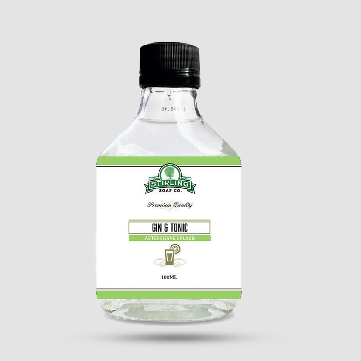 Aftershave Lotion Gin & Tonic on the Rocks Stirling Soap Company - Aftershave - Refreshing with juniper and lime