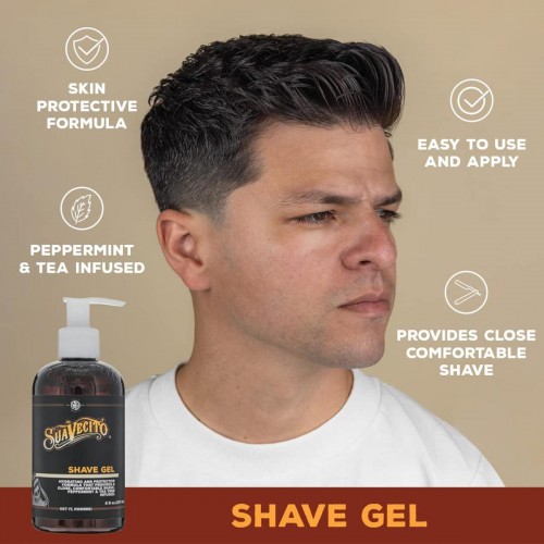 Τζελ Ξυρίσματος Suavecito 237ml - Grooming - Διάφανη φόρμουλα