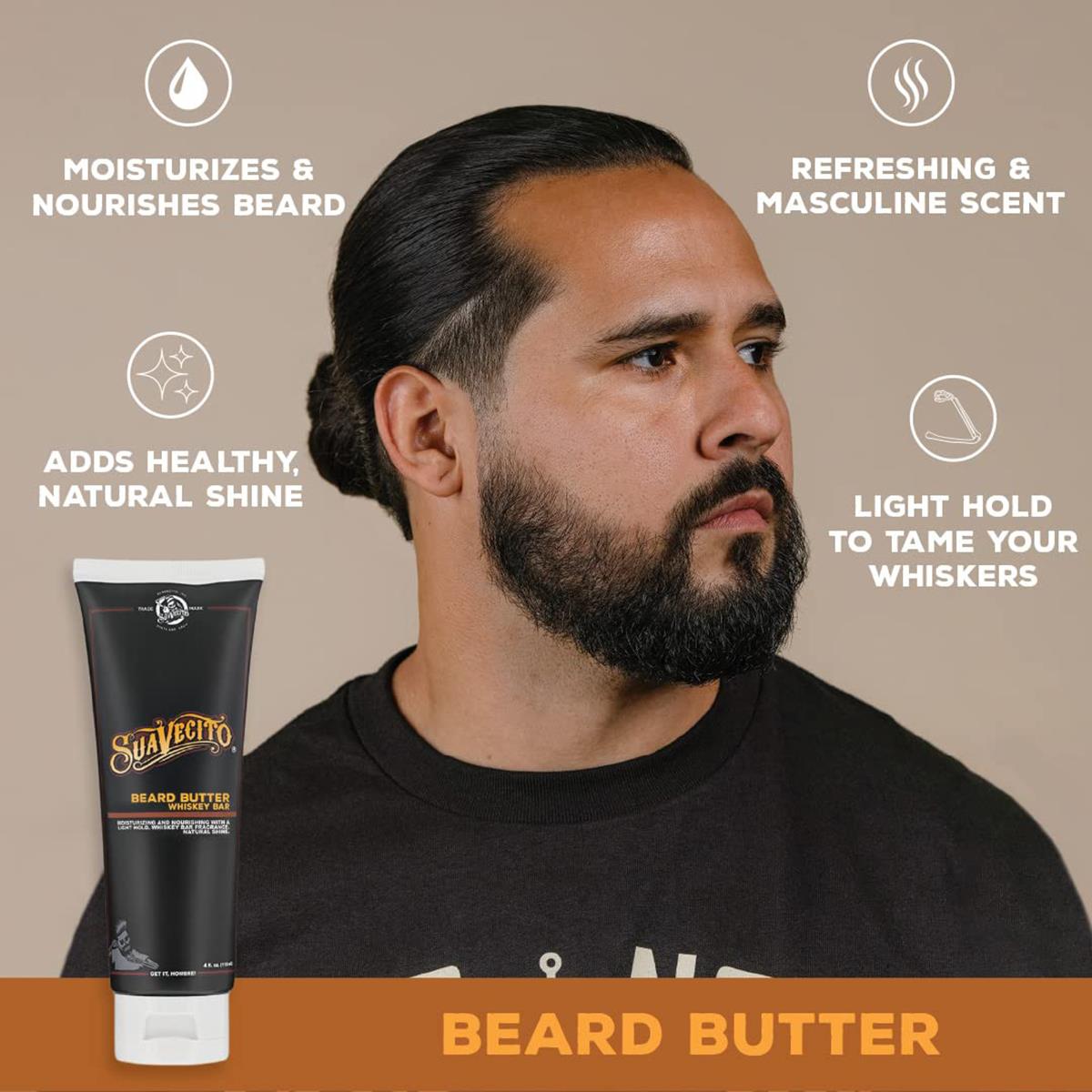 Beard Butter Suavecito Whiskey Bar - Grooming - Θρέψη και ενυδάτωση γενιών