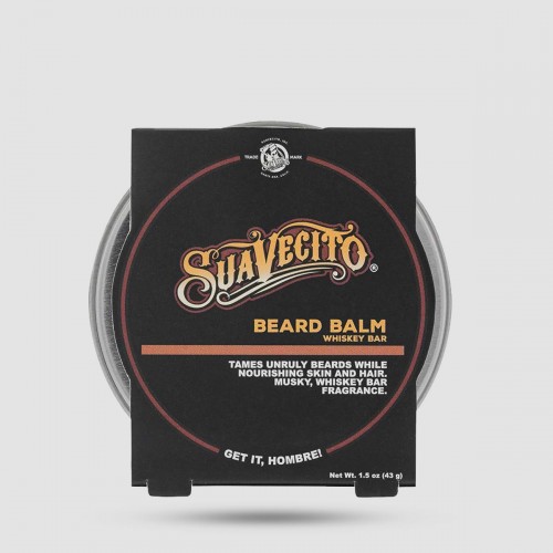 Balm Για Γένια Suavecito Whiskey Bar 57g - Aftershave - Ενυδάτωση και styling γενιών