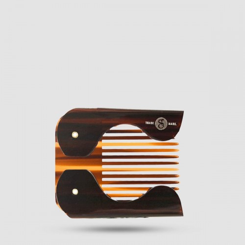 Folding Pocket Beard Comb Suavecito - Αναδιπλούμενη Χτένα Γενειάδας - Zyl Cellulose Acetate