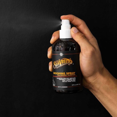 Grooming Spray Suavecito 237ml - Spray Styling - Δυνατό κράτημα με μέτρια λάμψη
