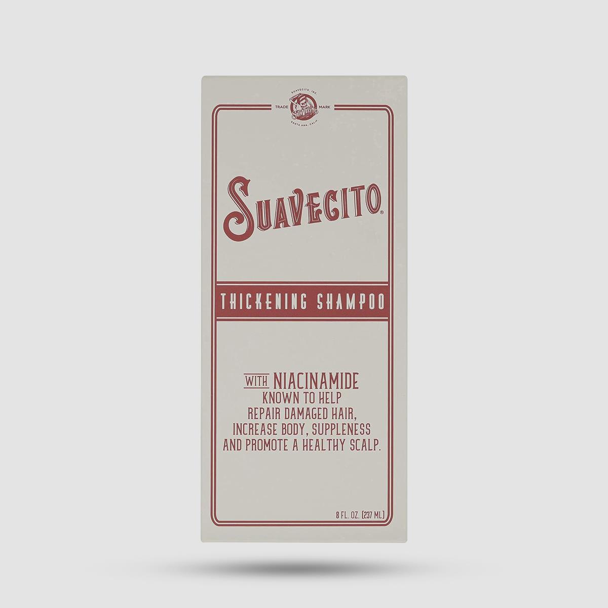 Suavecito Thickening Shampoo - Σαμπουάν για όγκο μαλλιών με Niacinamide