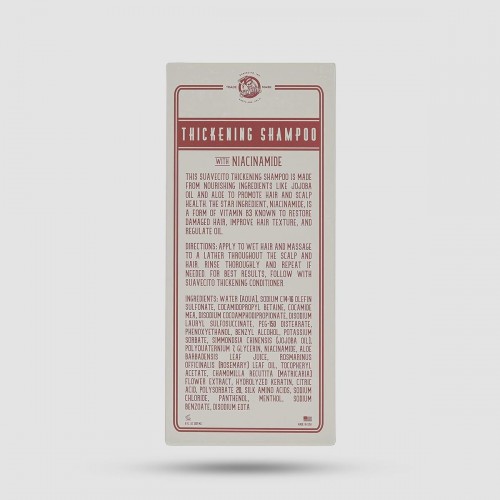 Suavecito Thickening Shampoo - Σαμπουάν για όγκο μαλλιών με Niacinamide