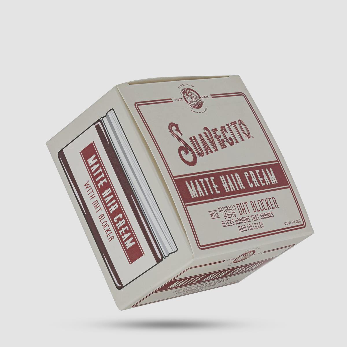 Suavecito Matte Hair Cream με DHT Blocker - Κρέμα Διαμόρφωσης - Πρόληψη τριχόπτωσης