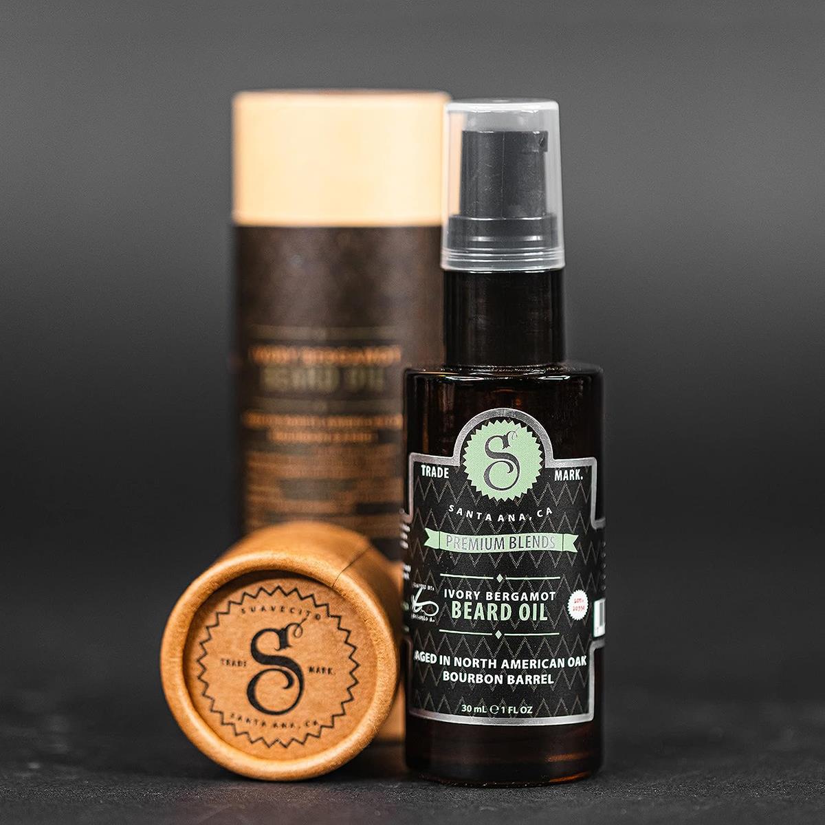 Λάδι Γενιών Suavecito με Περγαμόντο - Beard Oil με Argan - 30ml