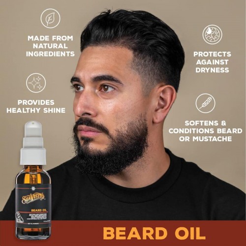 Suavecito Unscented Beard Oil - Beard Oil with Organic Argan Oil