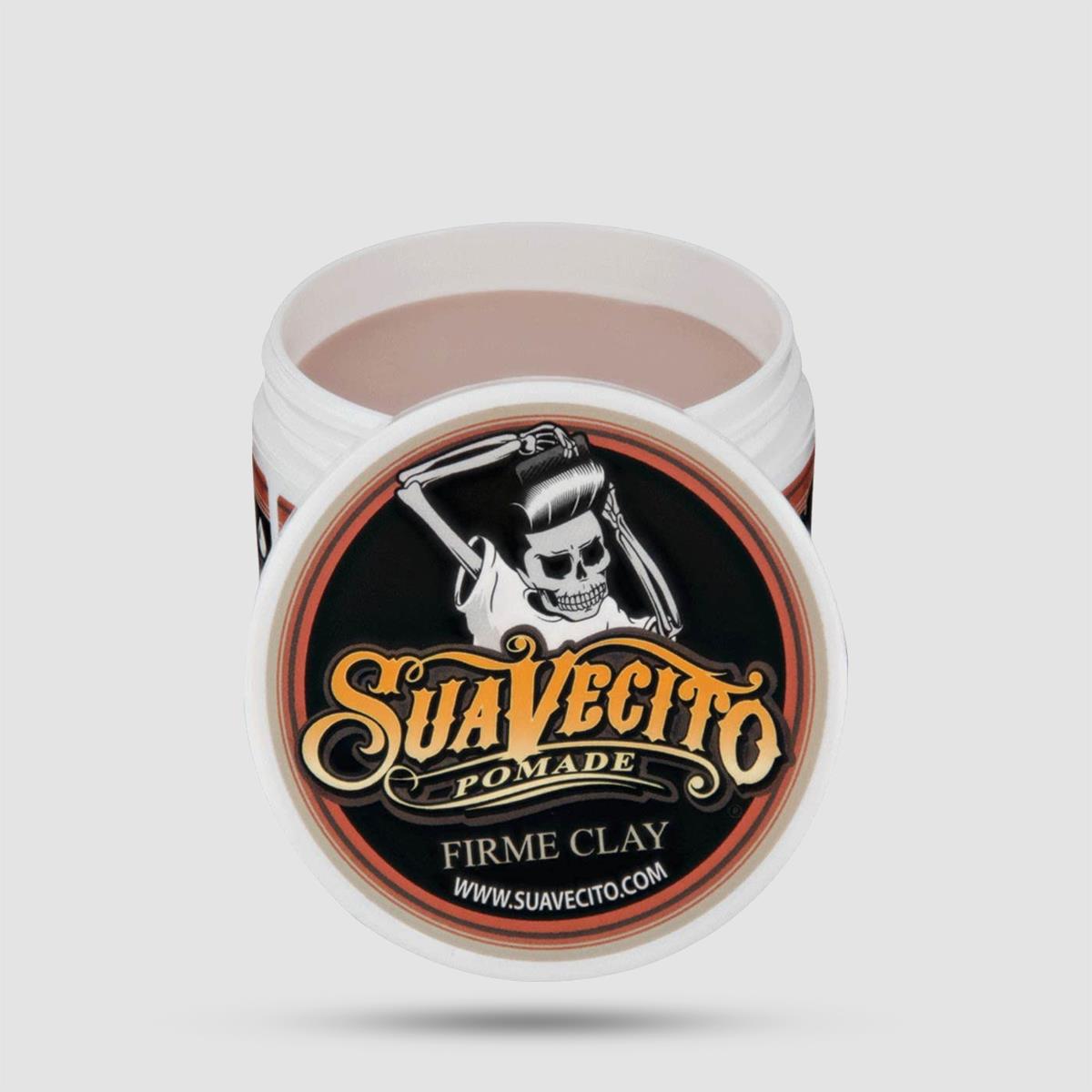 Suavecito Firme Clay Pomade 113g - Πηλός Styling Μαλλιών - Ματ φινίρισμα με δυνατό κράτημα