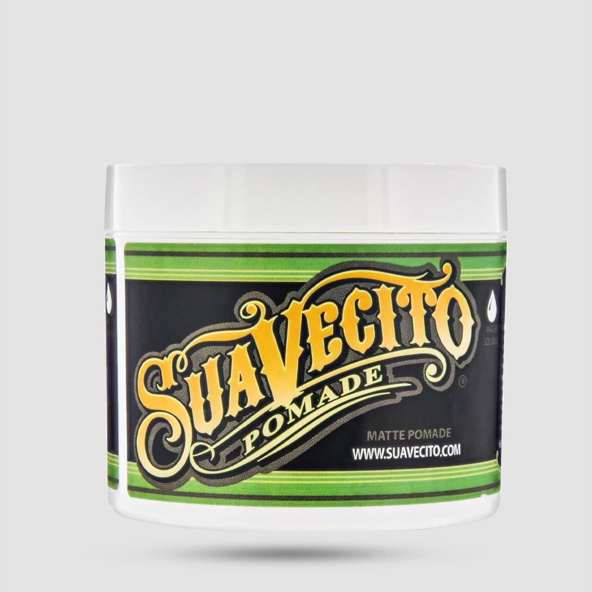 Suavecito Matte Pomade 113gr - Πομάδα Μαλλιών - Ματ φινίρισμα χωρίς λάμψη