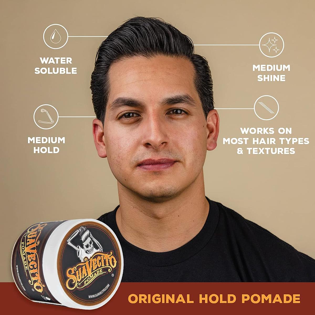 Suavecito Original Pomade 113g - Υδατοδιαλυτή πομάδα μαλλιών - Μέτριο κράτημα