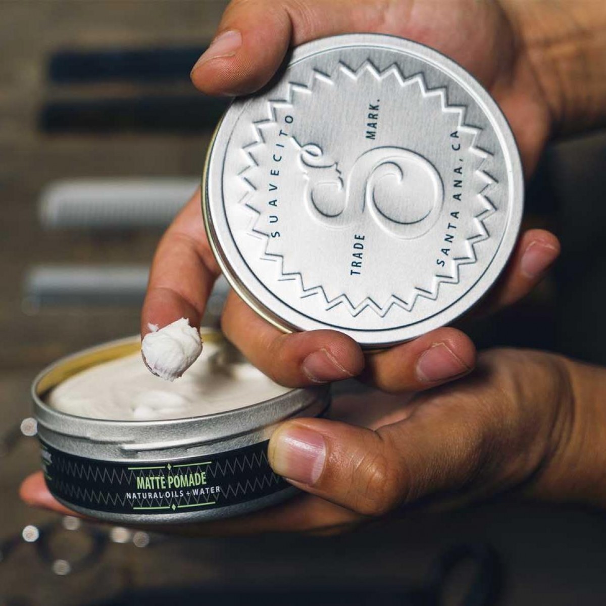 Suavecito Matt Premium Blends Pomade 113g - Hair Pomade - Matt finish without shine