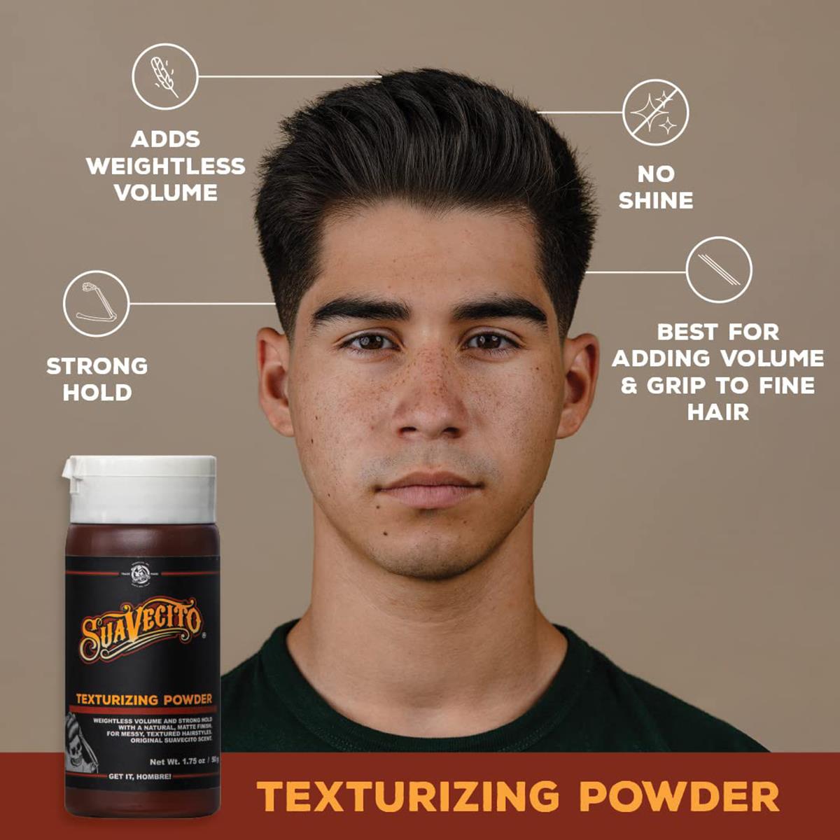 Suavecito Texturizing Powder 50g - Πούδρα Φορμαρίσματος - Όγκος και υφή