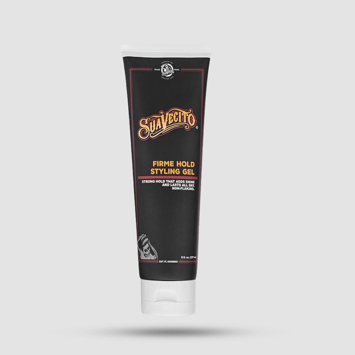 Firme Hold Styling Gel Suavecito 237ml - Gel Μαλλιών - Δυνατό κράτημα χωρίς αλκοόλ