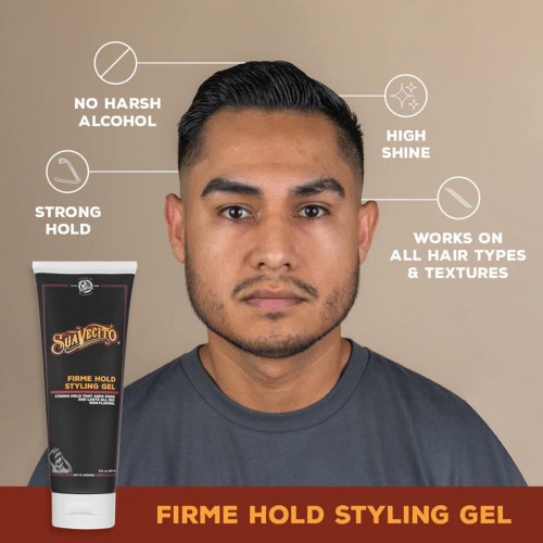 Firme Hold Styling Gel Suavecito 237ml - Gel Μαλλιών - Δυνατό κράτημα χωρίς αλκοόλ
