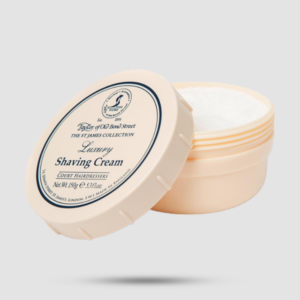 Κρέμα Ξυρίσματος St. James Collection Taylor Of Old Bond Street - Πλούσιος αφρός με αιθέρια έλαια