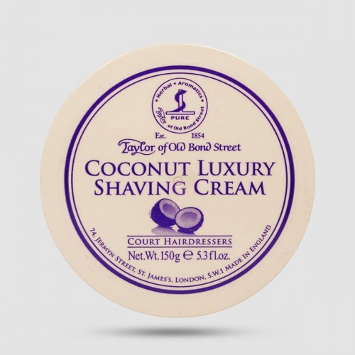 Κρέμα Ξυρίσματος Καρύδα Taylor Of Old Bond Street - Περιποίηση Προσώπου - Με έλαιο καρύδας