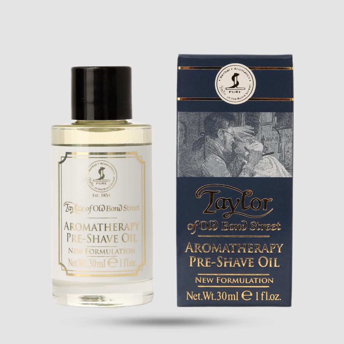Taylor of Old Bond Street Pre-Shave Oil Aromatherapy classic British aromatherapy oil