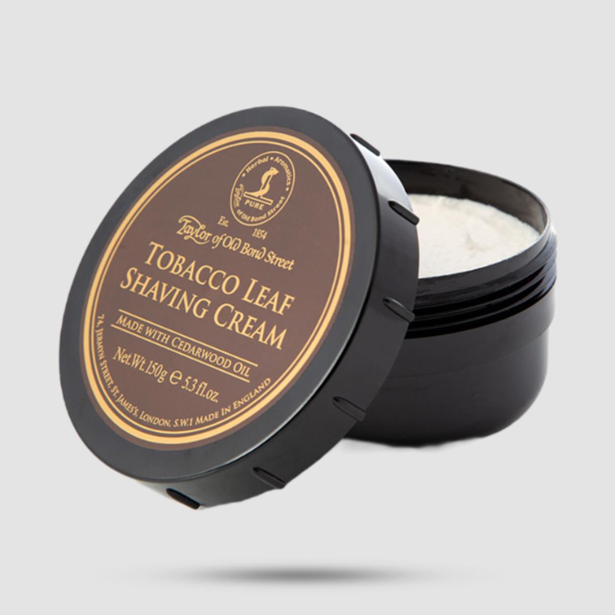 Κρέμα Ξυρίσματος Tobacco Leaf Taylor Of Old Bond Street - Skincare - Πλούσιος αφρός με glycerin