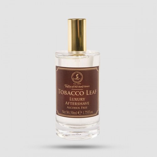 Aftershave Lotion Tobacco Leaf Taylor of Old Bond Street - Χωρίς αλκοόλ με άρωμα καπνού
