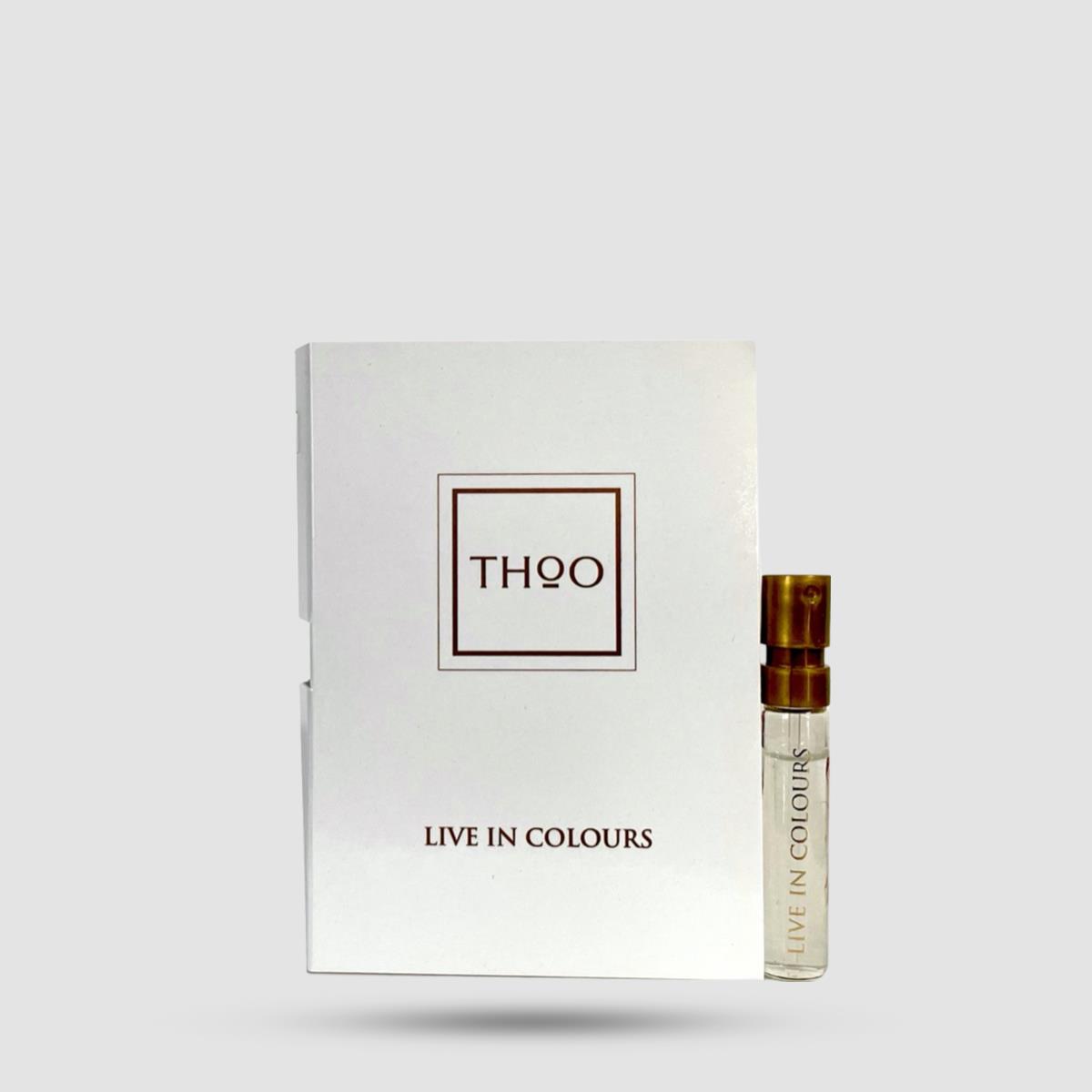 Live in Colours The House of Oud Sample 2ml - Unisex Eau de Parfum - Woody Aromatic με Hinoki Wood