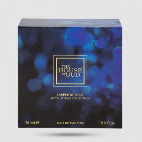 The House Of Oud Sapphire Blue 75ml - Unisex Eau de Parfum - Άρωμα με αμύγδαλο και βανίλια