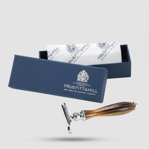 Ξυριστική Μηχανή Wellington Horn Truefitt & Hill - Grooming - Χειροποίητη με λαβή από απομίμηση κέρατος