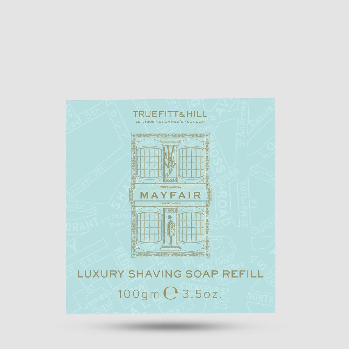 Ανταλλακτικό Σαπούνι Ξυρίσματος Truefitt & Hill Mayfair 100g - Παραδοσιακό σαπούνι με άρωμα εσπεριδοειδών