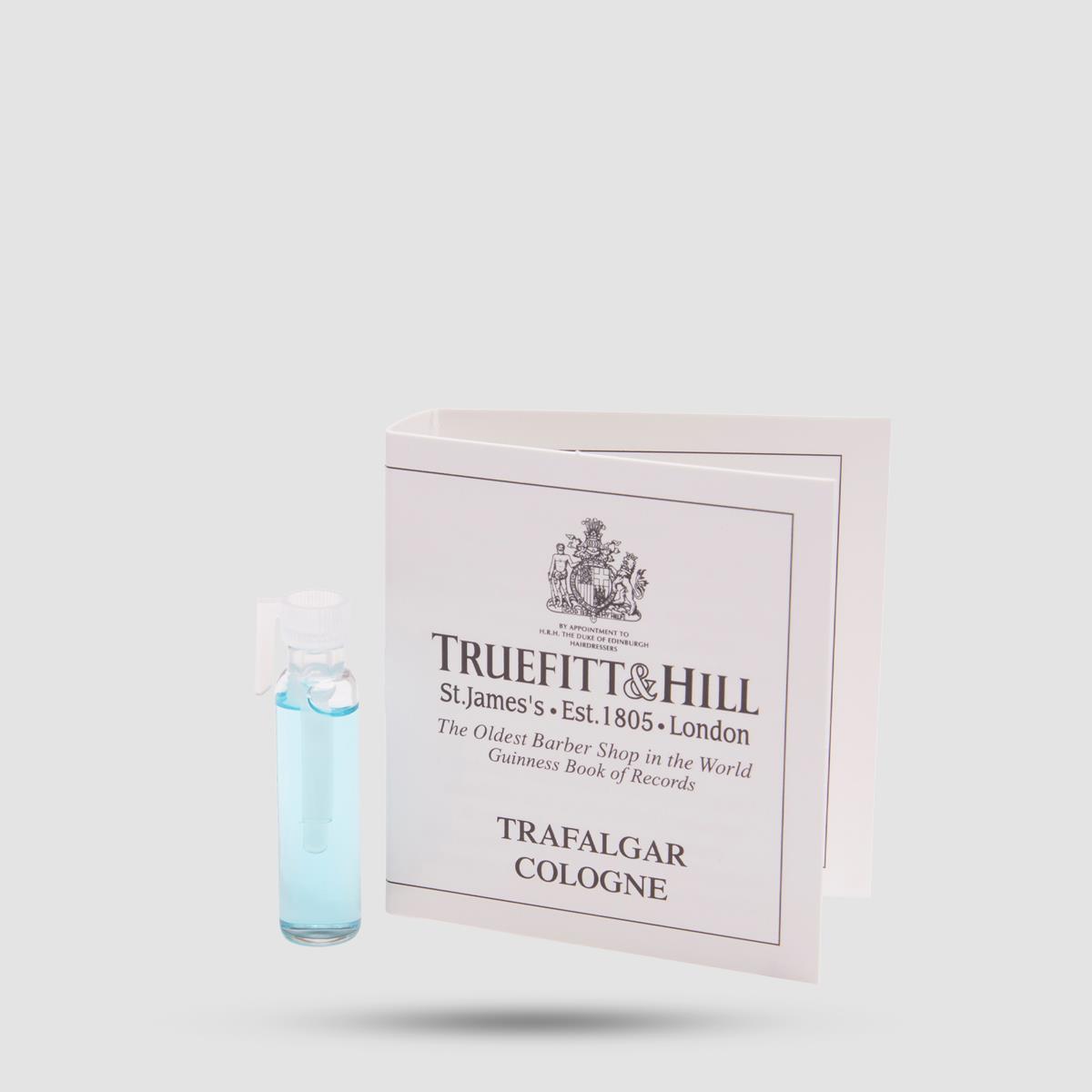 Trafalgar Eau de Cologne Sample 1.5ml Truefitt And Hill - Men's Fragrance - Classic British Cologne