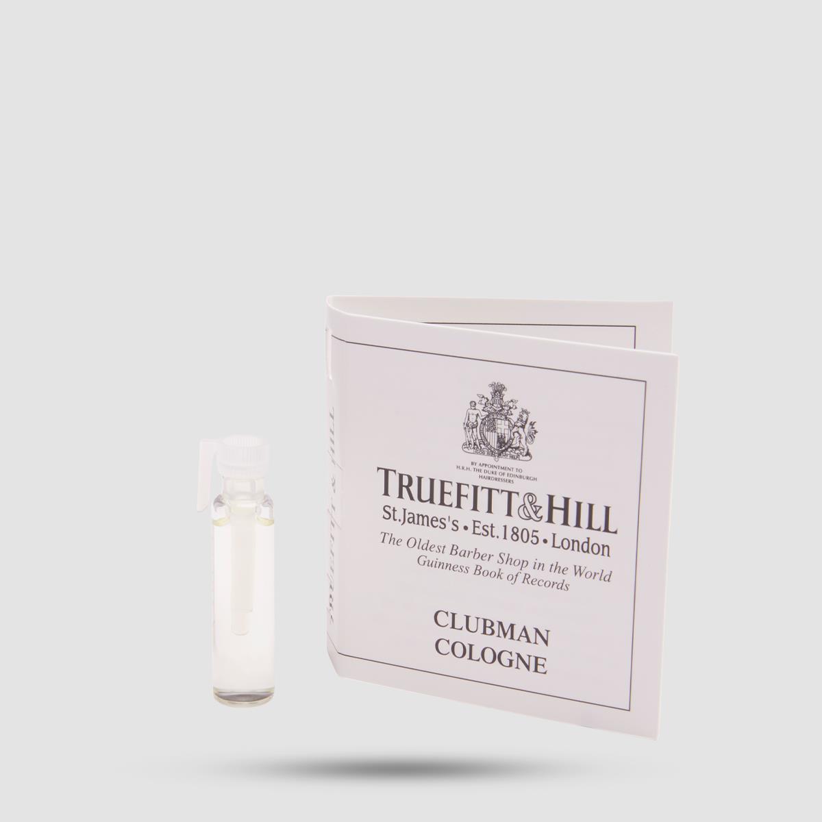 Eau De Cologne Clubman Sample Truefitt And Hill - Aromatic Aquatic Fragrance - Φρέσκο άρωμα με μεγάλη διάρκεια