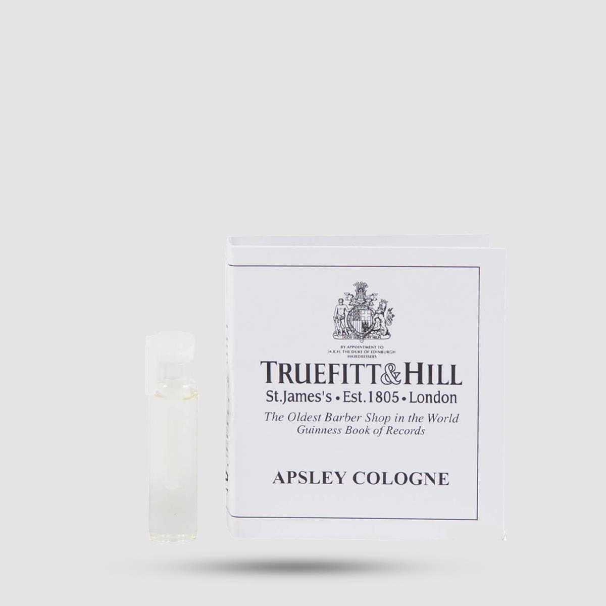Eau De Cologne Apsley Sample 1,5ml Truefitt And Hill - Ανδρικό Άρωμα - Citrus Aromatic με νότες grapefruit
