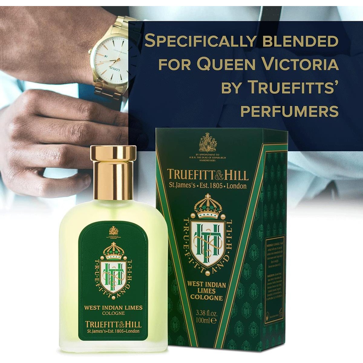 West Indian Limes Eau de Cologne Truefitt And Hill - Citrus άρωμα για άνδρες - Ειδική φόρμουλα για λιπαρό δέρμα