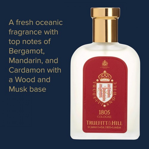 1805 Eau de Cologne Truefitt And Hill - Αντρικό άρωμα - Ξυλώδες με νότες μανταρινιού