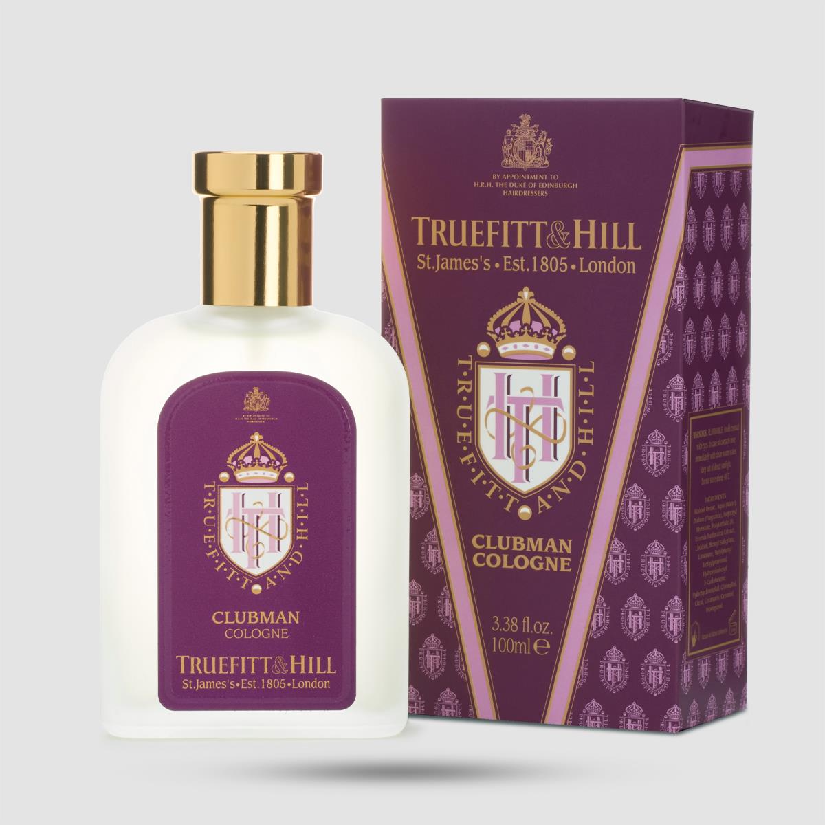 Eau De Cologne Clubman Truefitt And Hill - Ανδρικό άρωμα - Κλασική βρετανική κολόνια 100ml