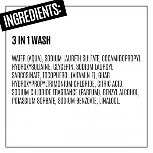 Hair Face Body Wash 3 in 1 Uppercut Deluxe - Grooming - Με έλαιο καρύδας