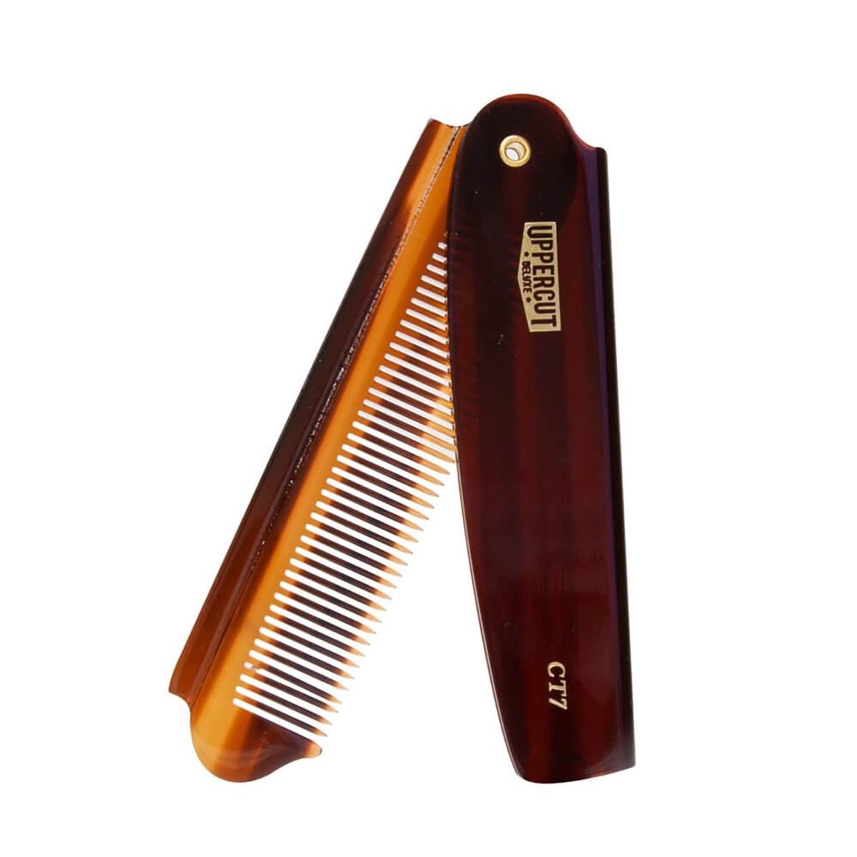 Beard Comb Uppercut Deluxe CT7 Flip Comb - Grooming - Folding Pocket Comb