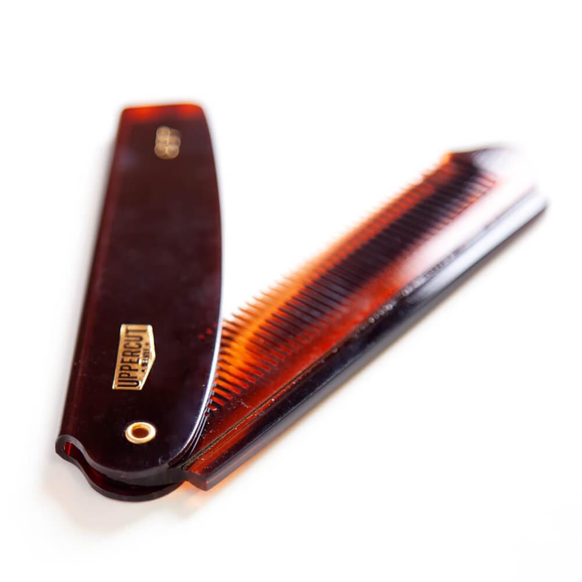 Beard Comb Uppercut Deluxe CT7 Flip Comb - Grooming - Folding Pocket Comb
