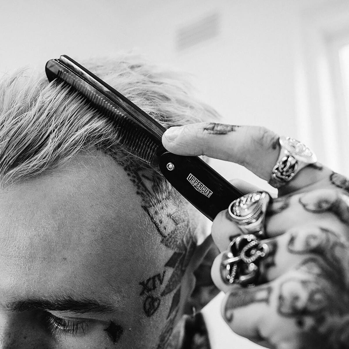 Beard Comb Uppercut Deluxe CT7 Flip Comb - Grooming - Folding Pocket Comb